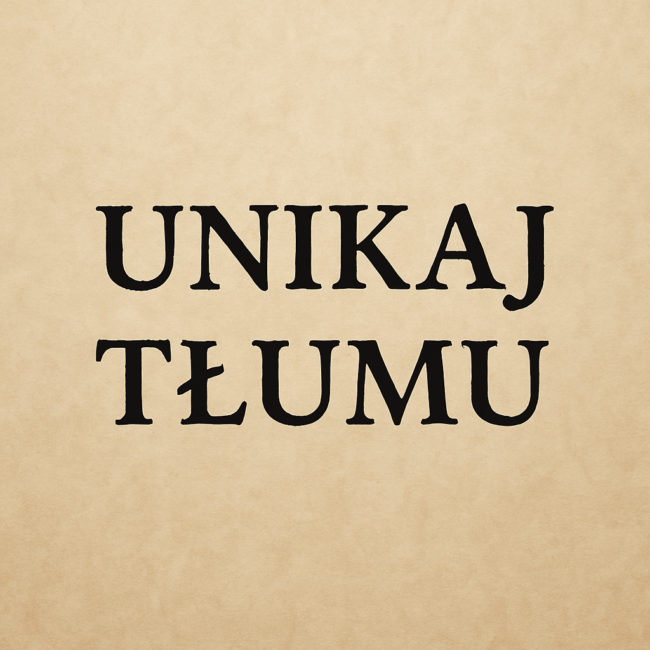 Unikaj tłumu